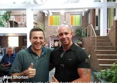 Con el intendente de Córdoba