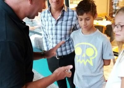 Con el intendente de Carlos Paz